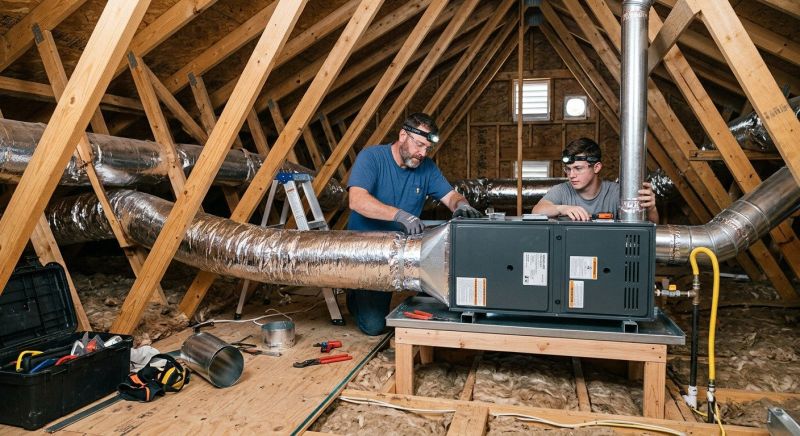 Attic Furnace Installation in Naples, FL